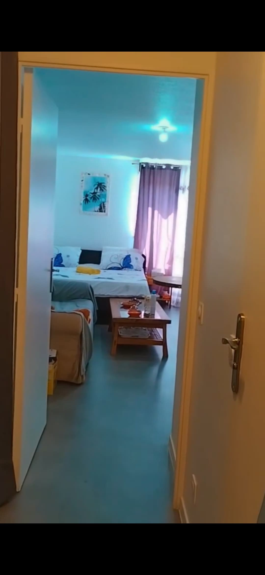 ქირავდება დღიურად 1 ოთახიანი ბინა 29მ² პარიზიში