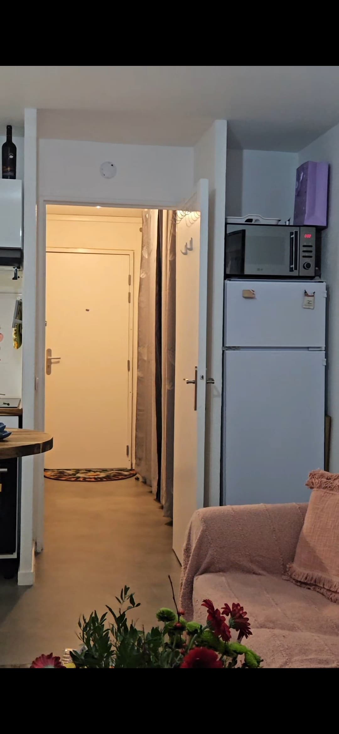 ქირავდება დღიურად 1 ოთახიანი ბინა 29მ² პარიზიში